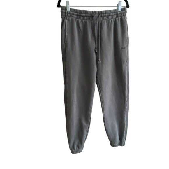TNA cozy fleece, gray sweatpants S - Picture 1 of 7